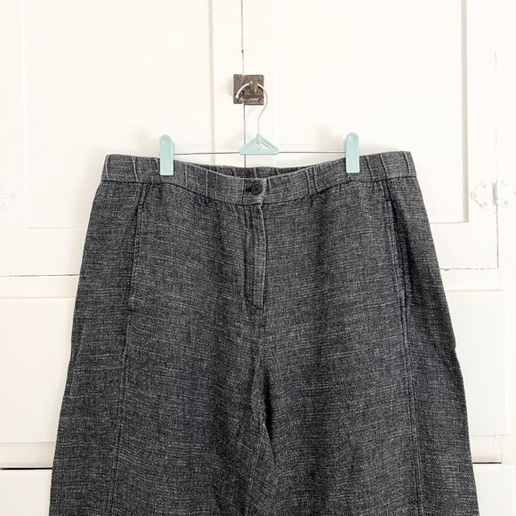 Eileen Fisher Tweedy Hemp Cotton Wide-Leg Pant Size XL - Picture 4 of 9